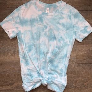 Blue tie dye t-shirt